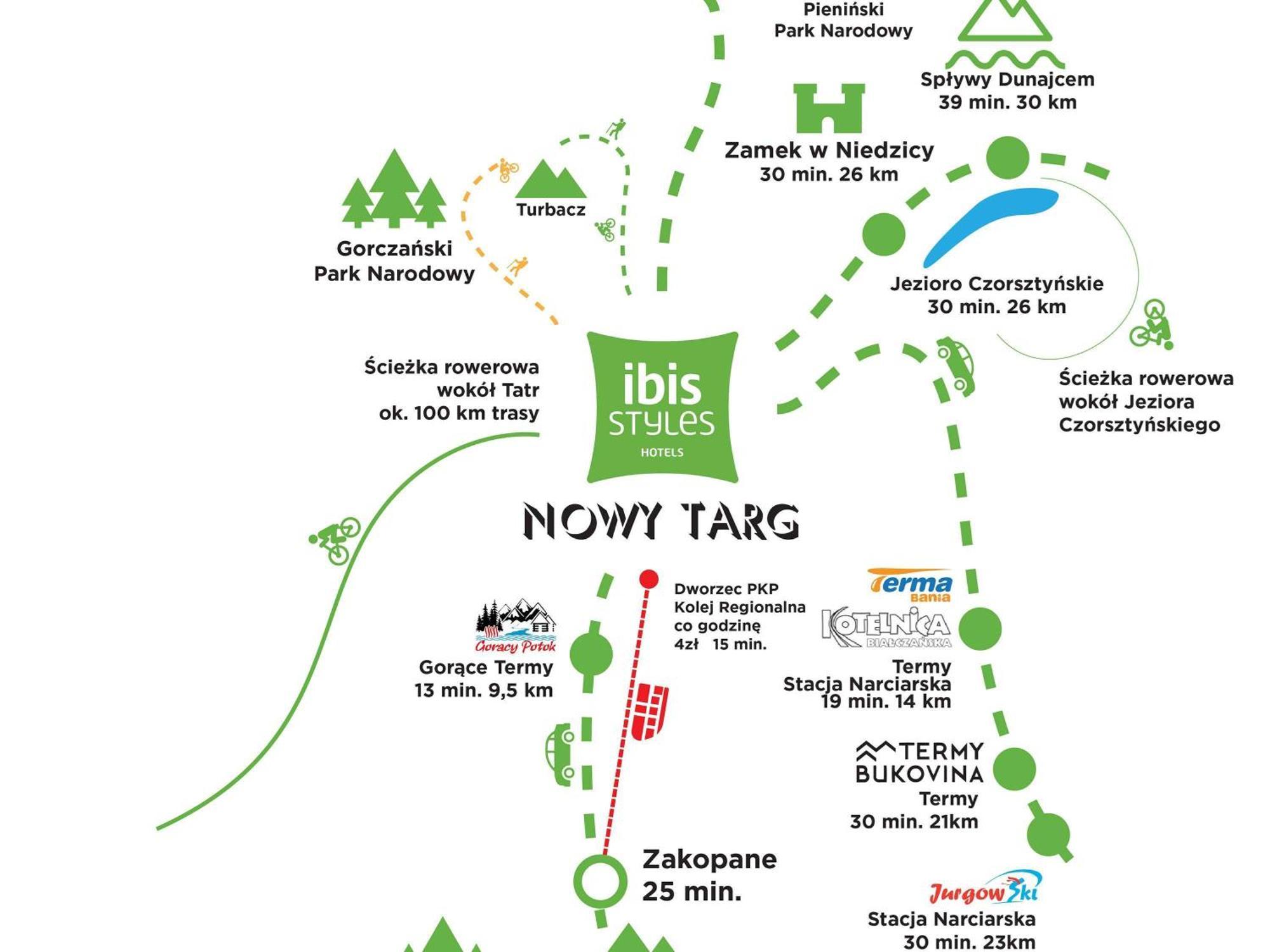 Ibis Styles Nowy Targ Hotel Bagian luar foto